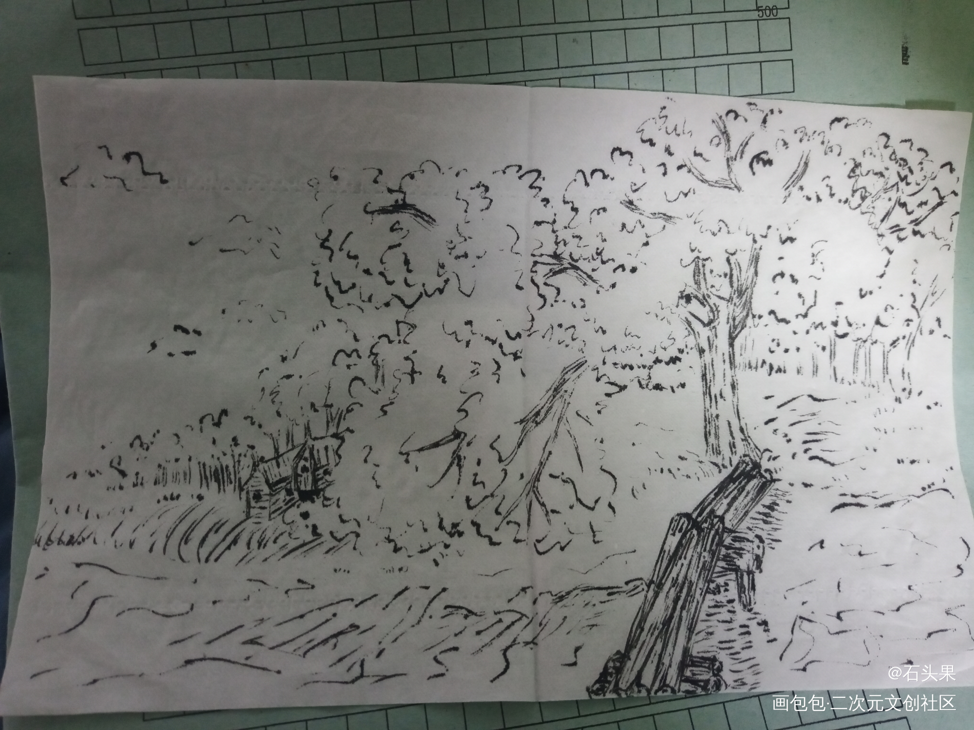 _摸鱼页绘画作品
