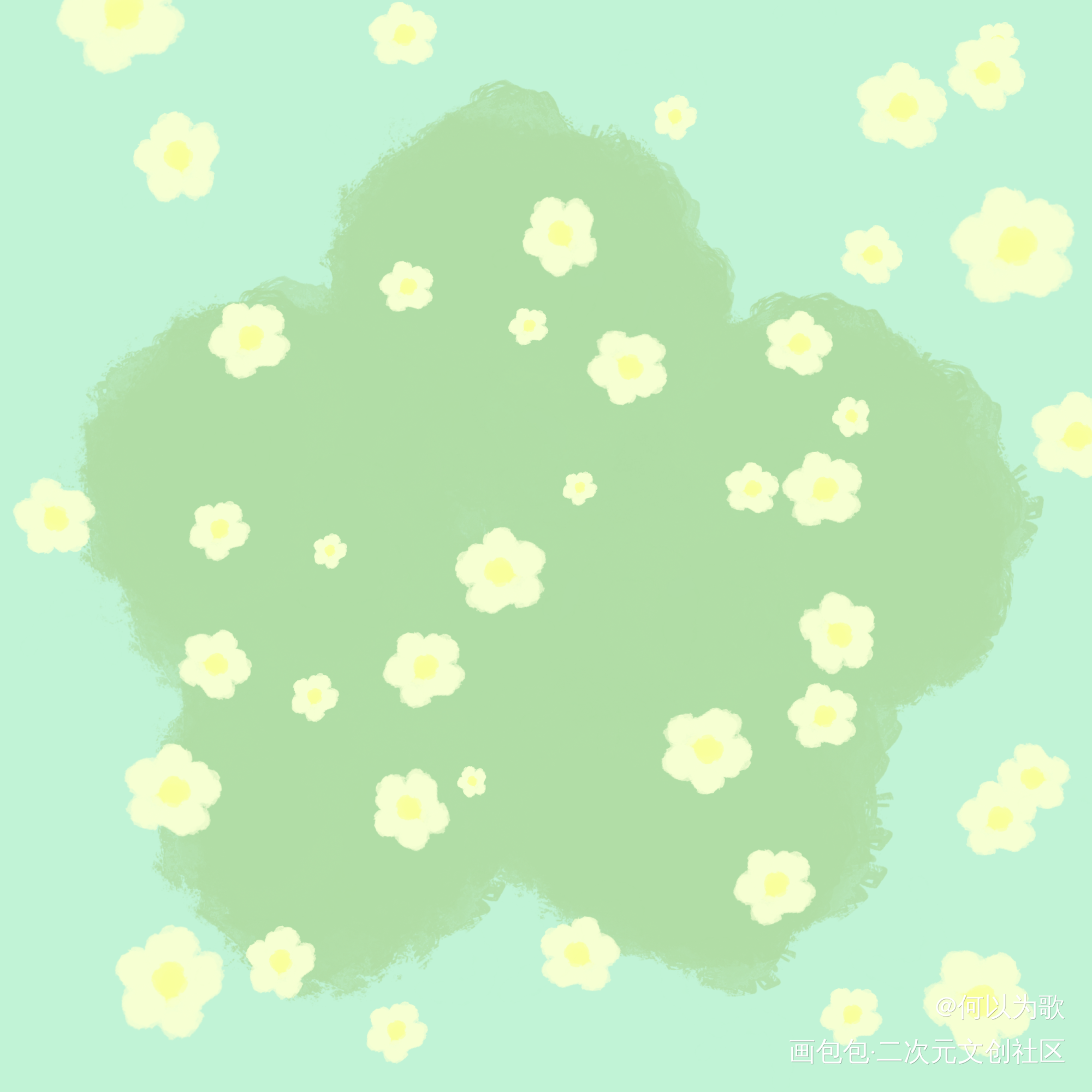 为了谷子_摸鱼页绘画作品