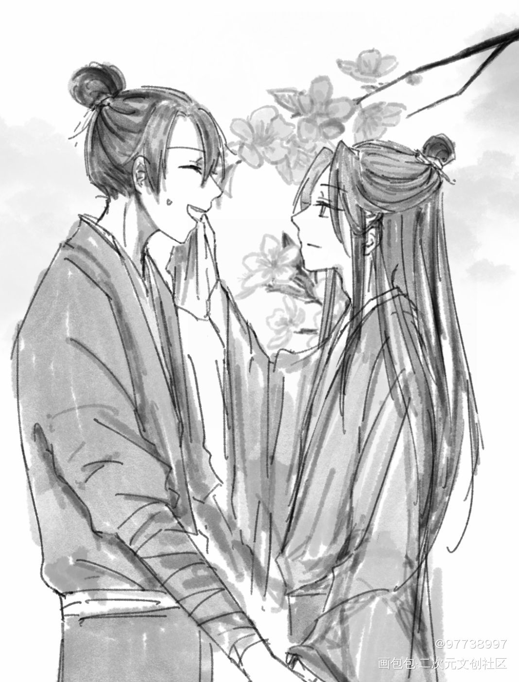 燃晚_手绘绘画作品