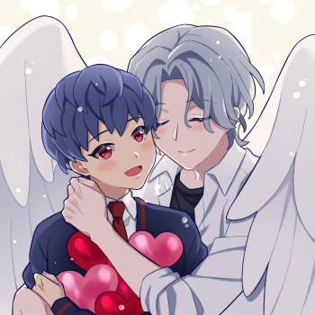 爱抱梦生快～_无限滑板驰河兰加平涂日系同人神道爱之介爱抱梦爱兰sk8