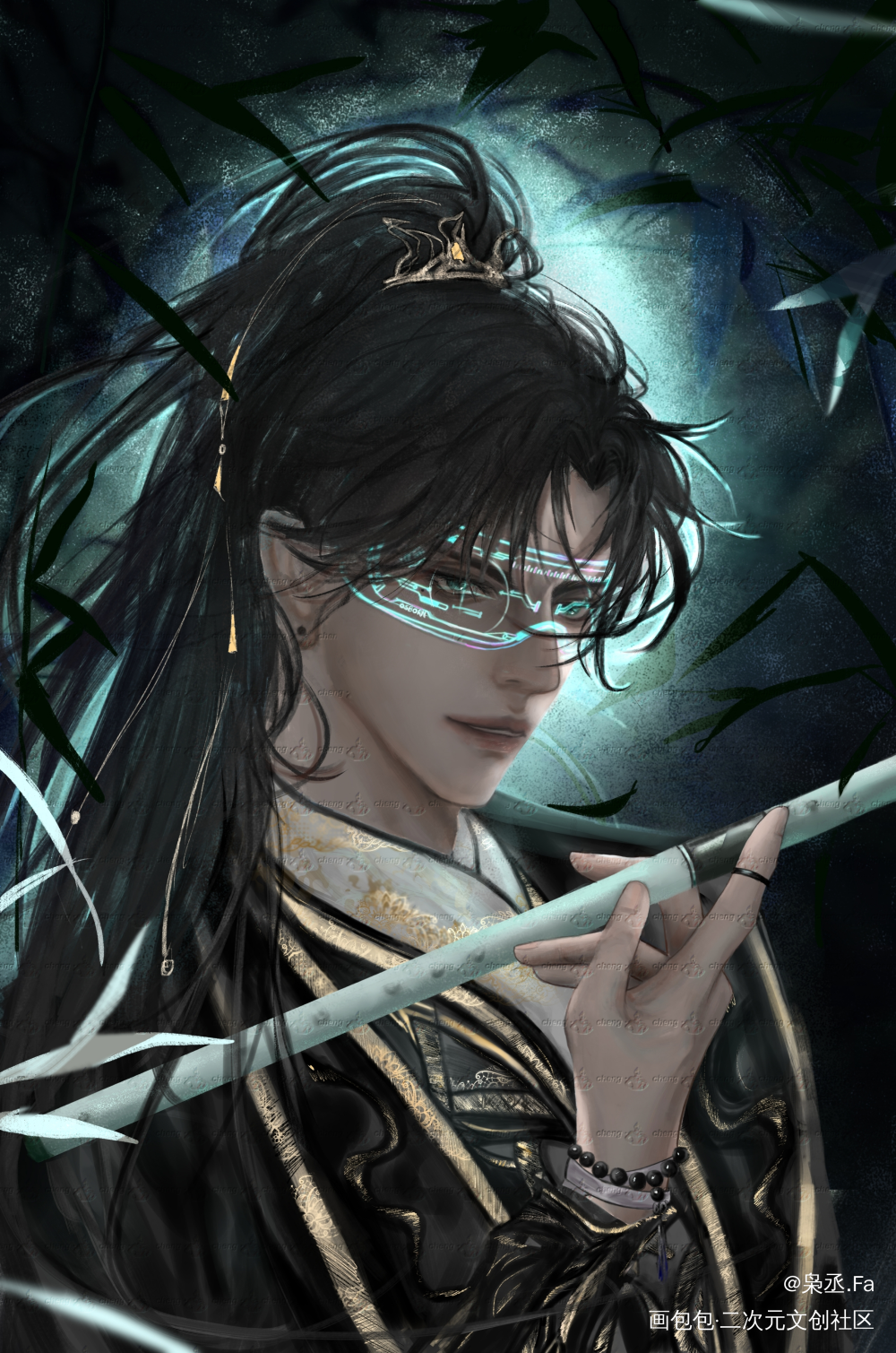 光与夜之恋 萧逸_光与夜之恋萧逸绘画作品