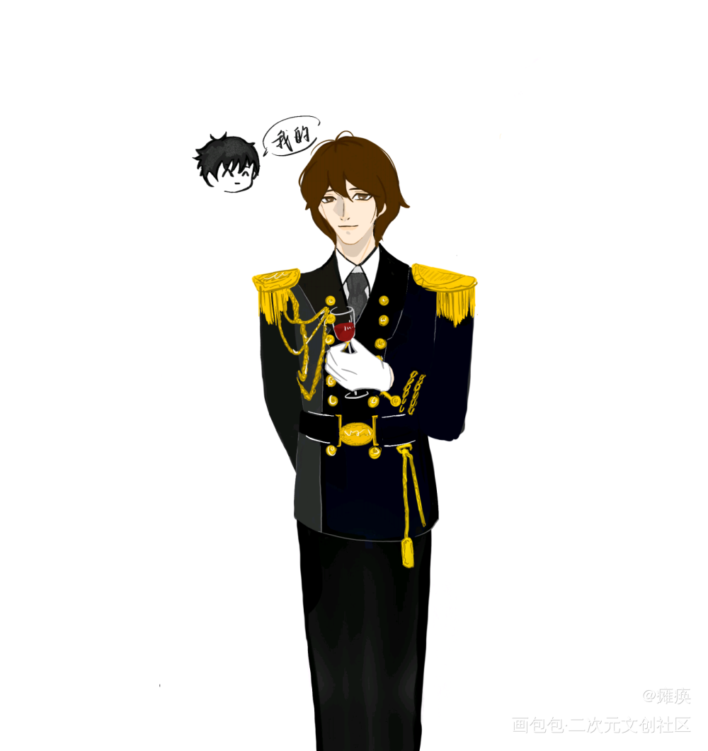 菊花先生变装游戏_手绘绘画作品