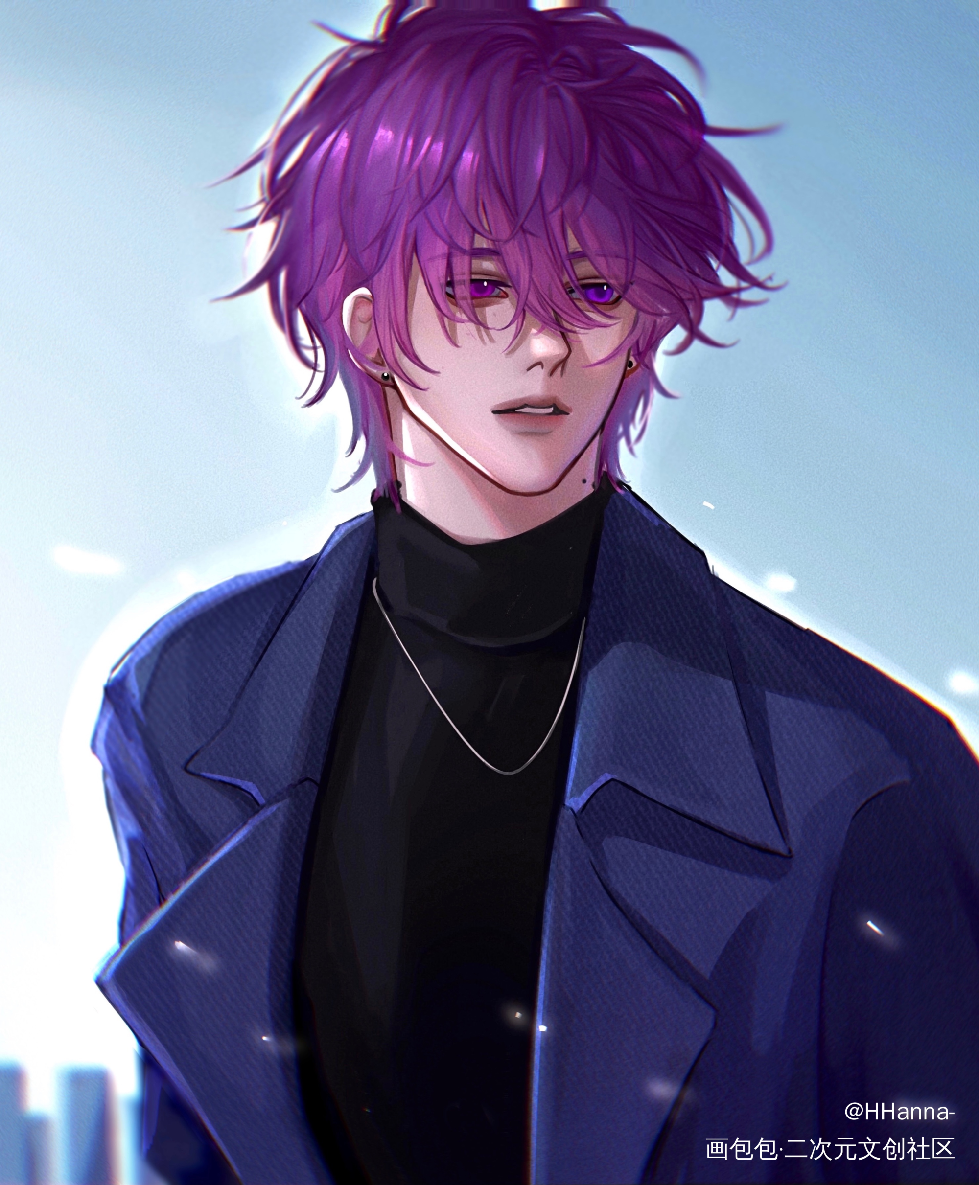 Uki Violeta_彩虹社UkiVioletaVtuber绘画作品