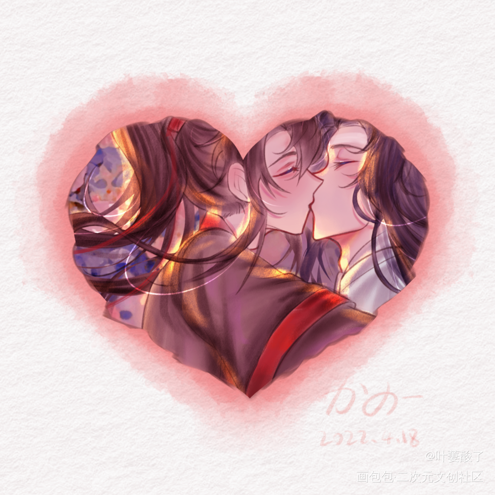 _魔道祖师忘羡蓝忘机魏无羡古风厚涂平涂我要上首推同人绘画作品