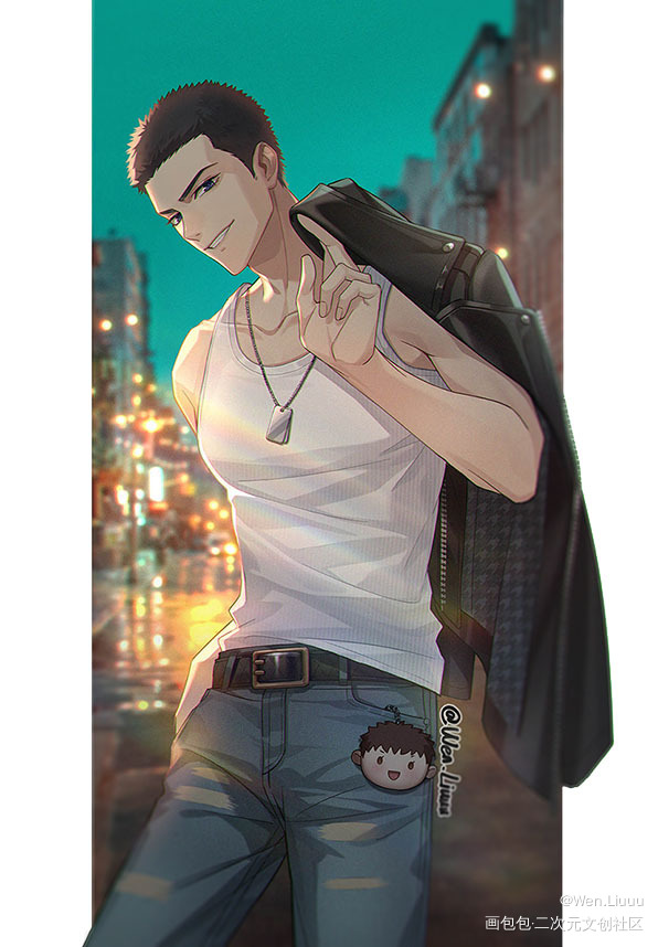 小俞哒_小白杨188男团俞白俞风城绘画作品
