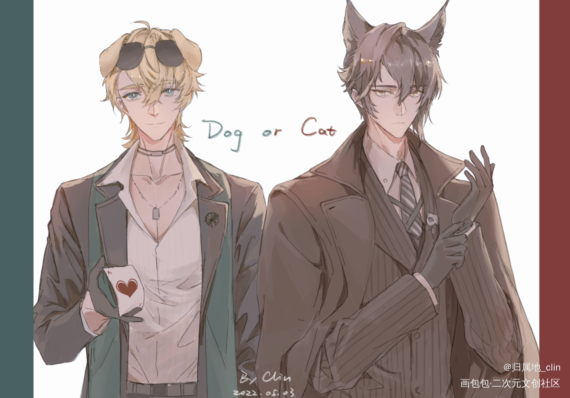 明日方舟/狗派还是猫派？_明日方舟傀影龙舌兰绘画作品