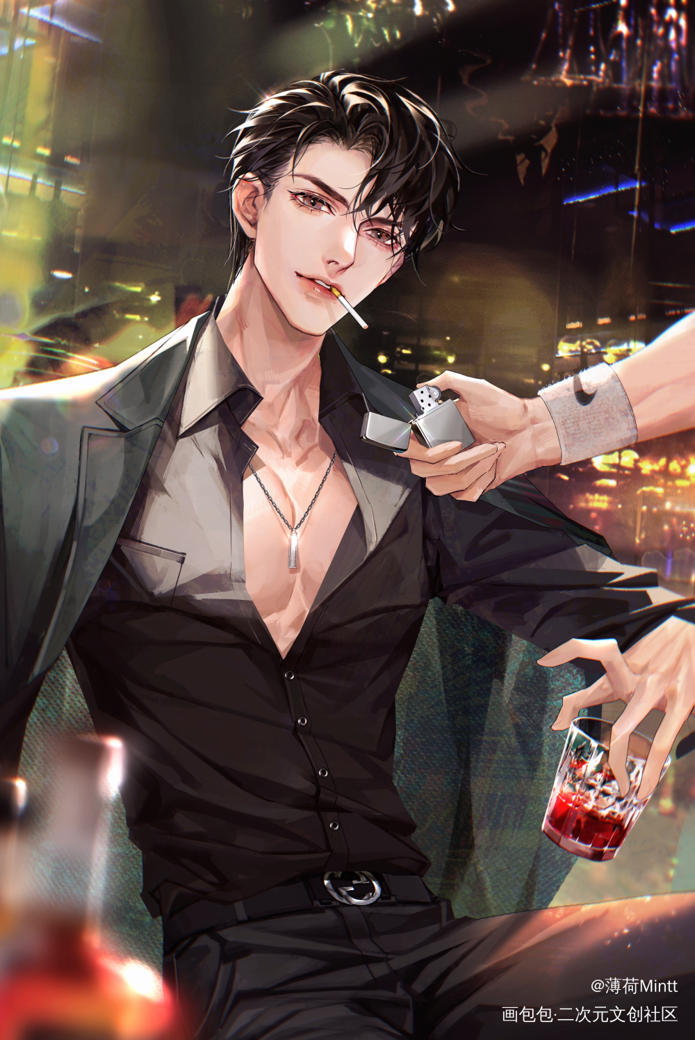你简哥_你却爱着一个傻逼188男团绘画作品