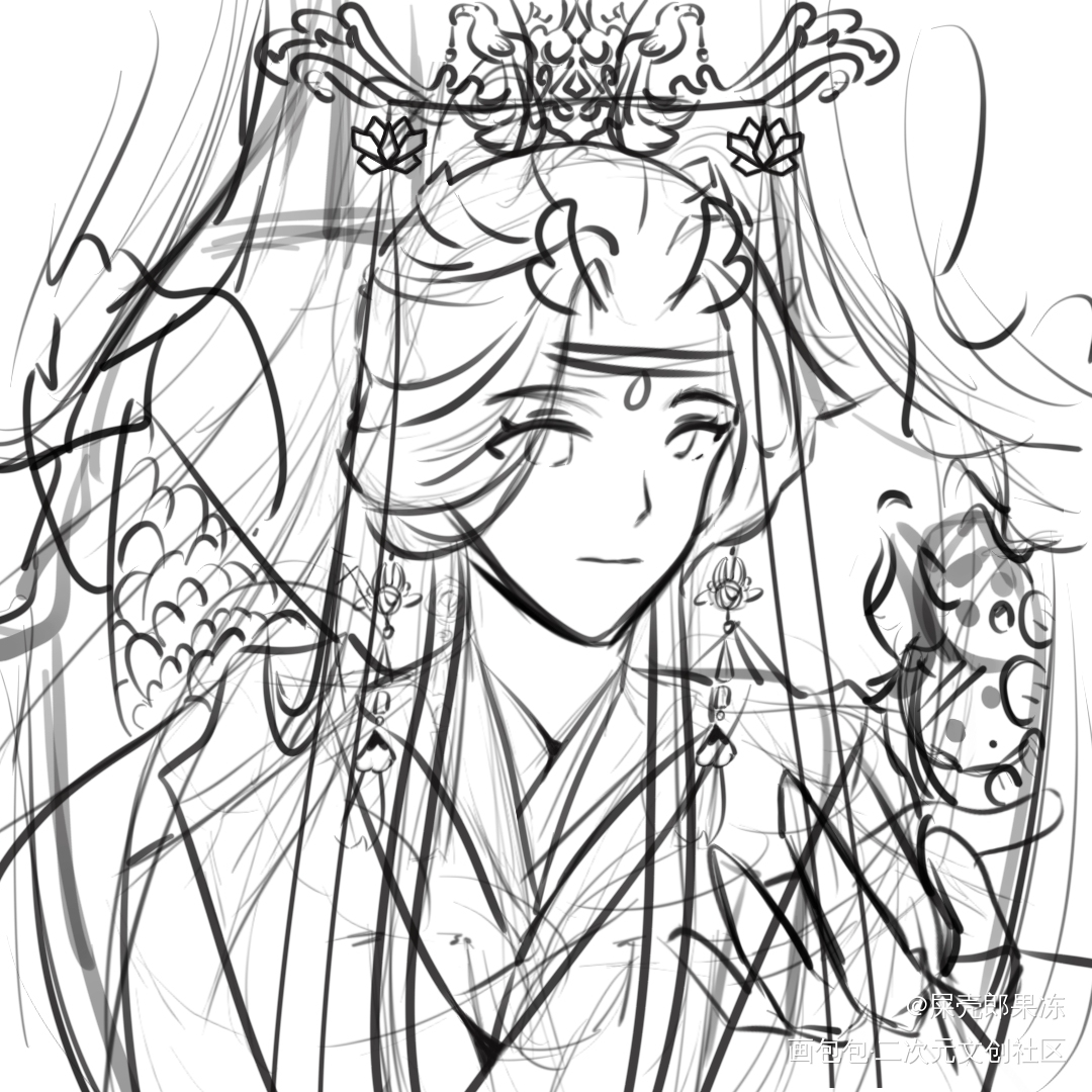 龙叽婚向_魔道祖师蓝忘机绘画作品