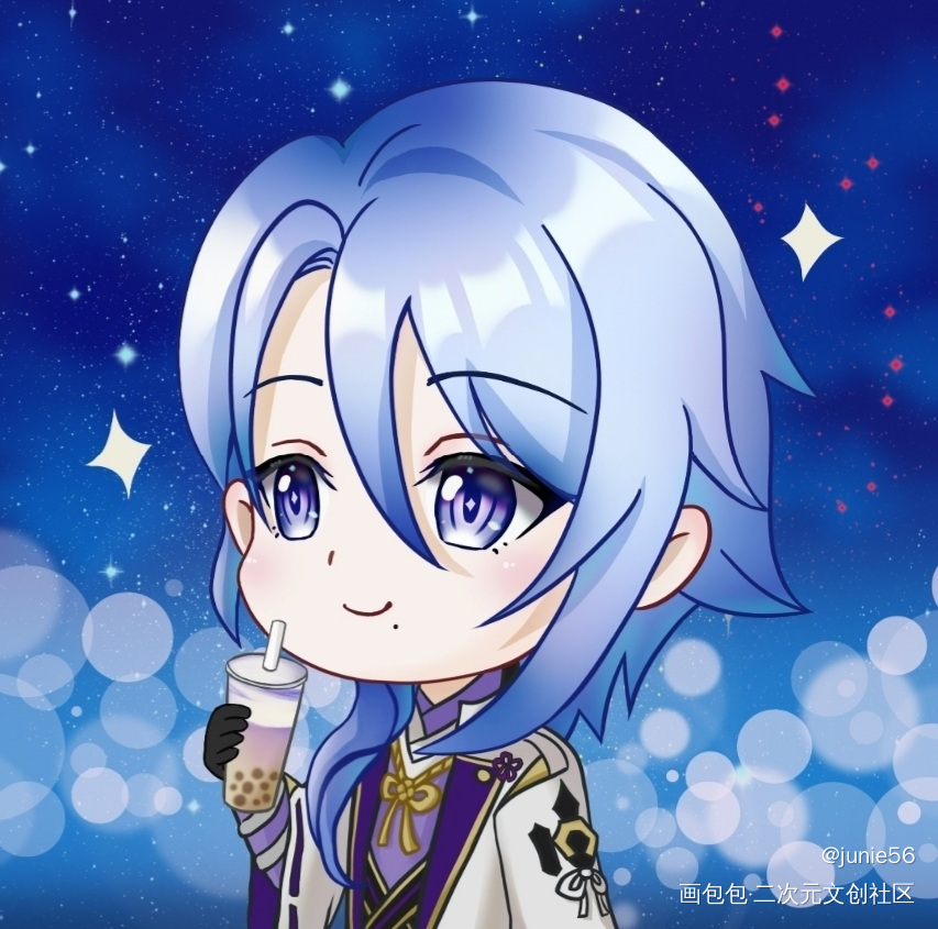 (◦˙▽˙◦)_原神Q版神里绫人绘画作品