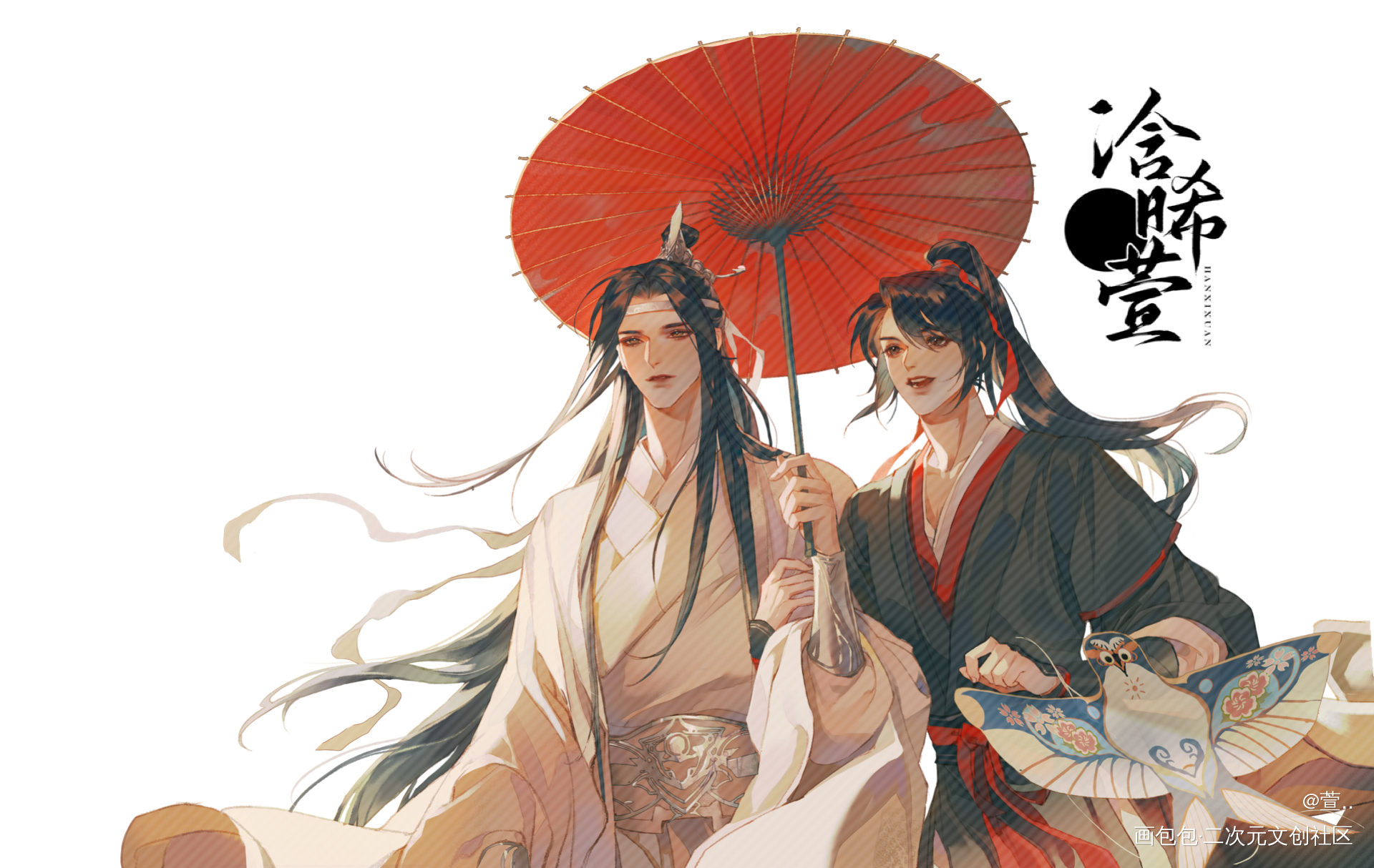 依然是立牌_魔道祖师忘羡蓝忘机魏无羡立牌绘画作品