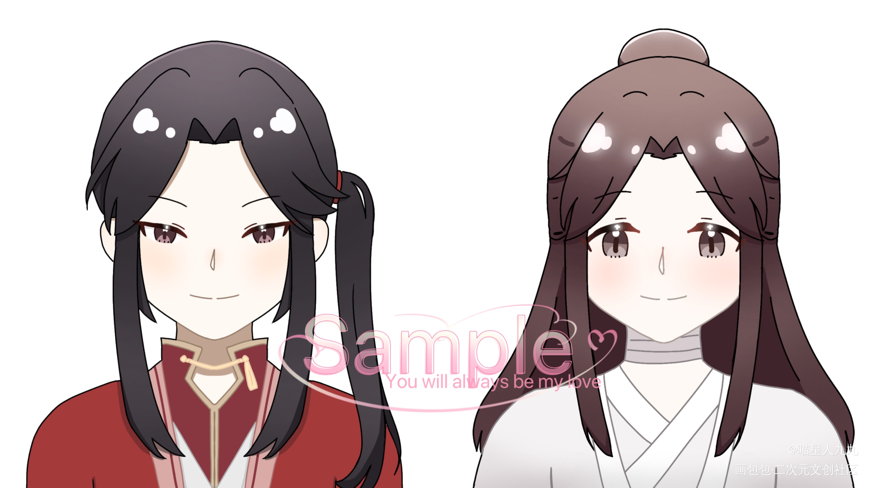花怜_天官赐福花怜约稿绘画作品