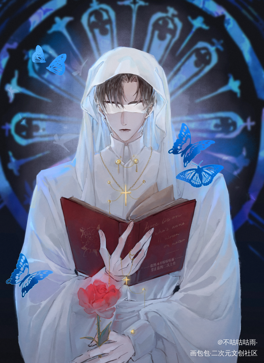 病案本 吸血鬼pa_病案本绘画作品