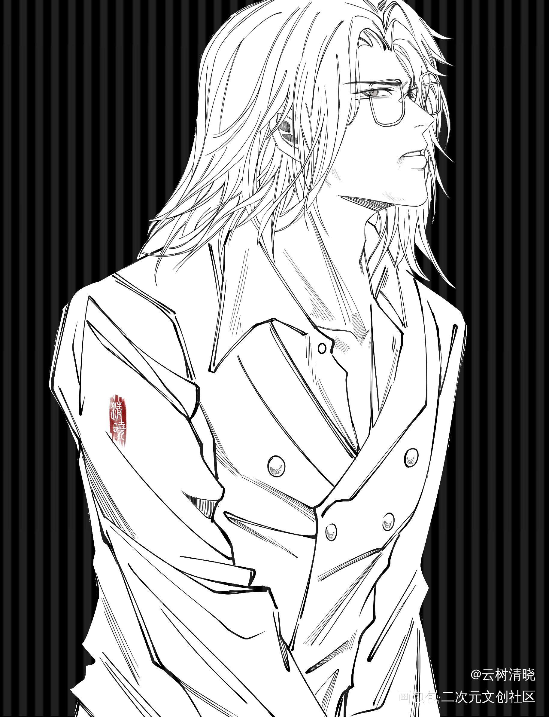 默读费渡我要上首推约稿绘画作品