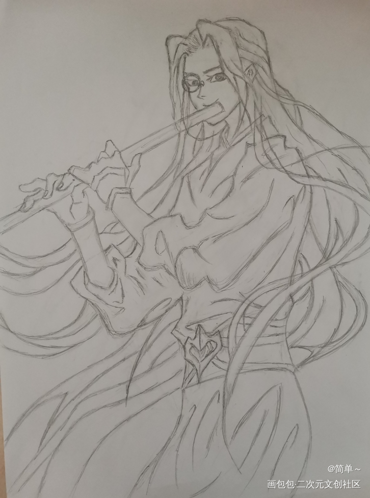 _杀破狼临摹手绘绘画作品
