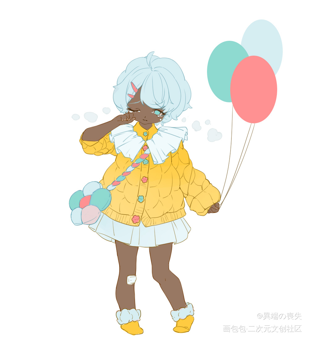 一些很拉的草稿设_板绘涂草稿草稿设角色设计原创设计绘画作品