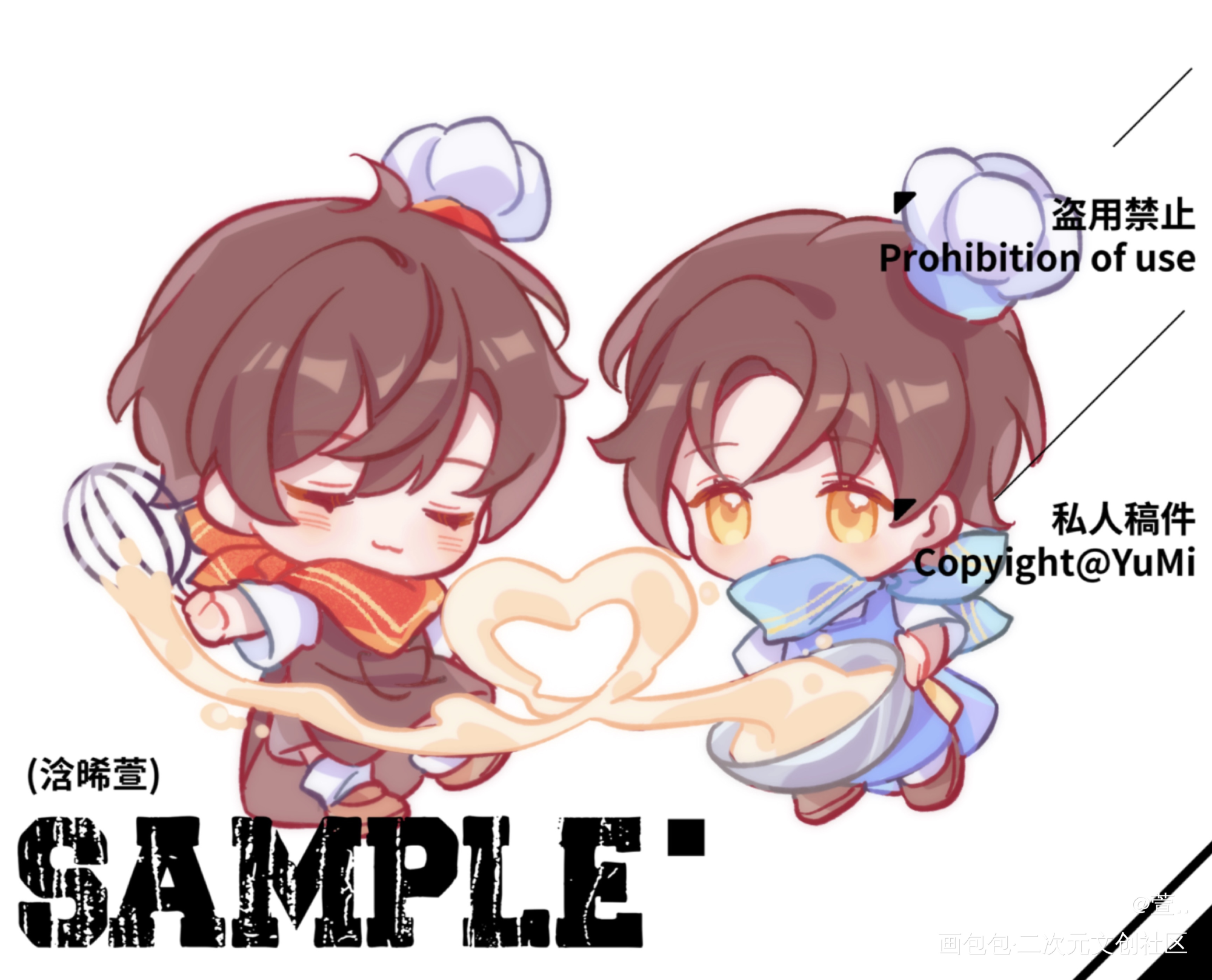 【☘️】_魔道祖师忘羡蓝忘机魏无羡绘画作品