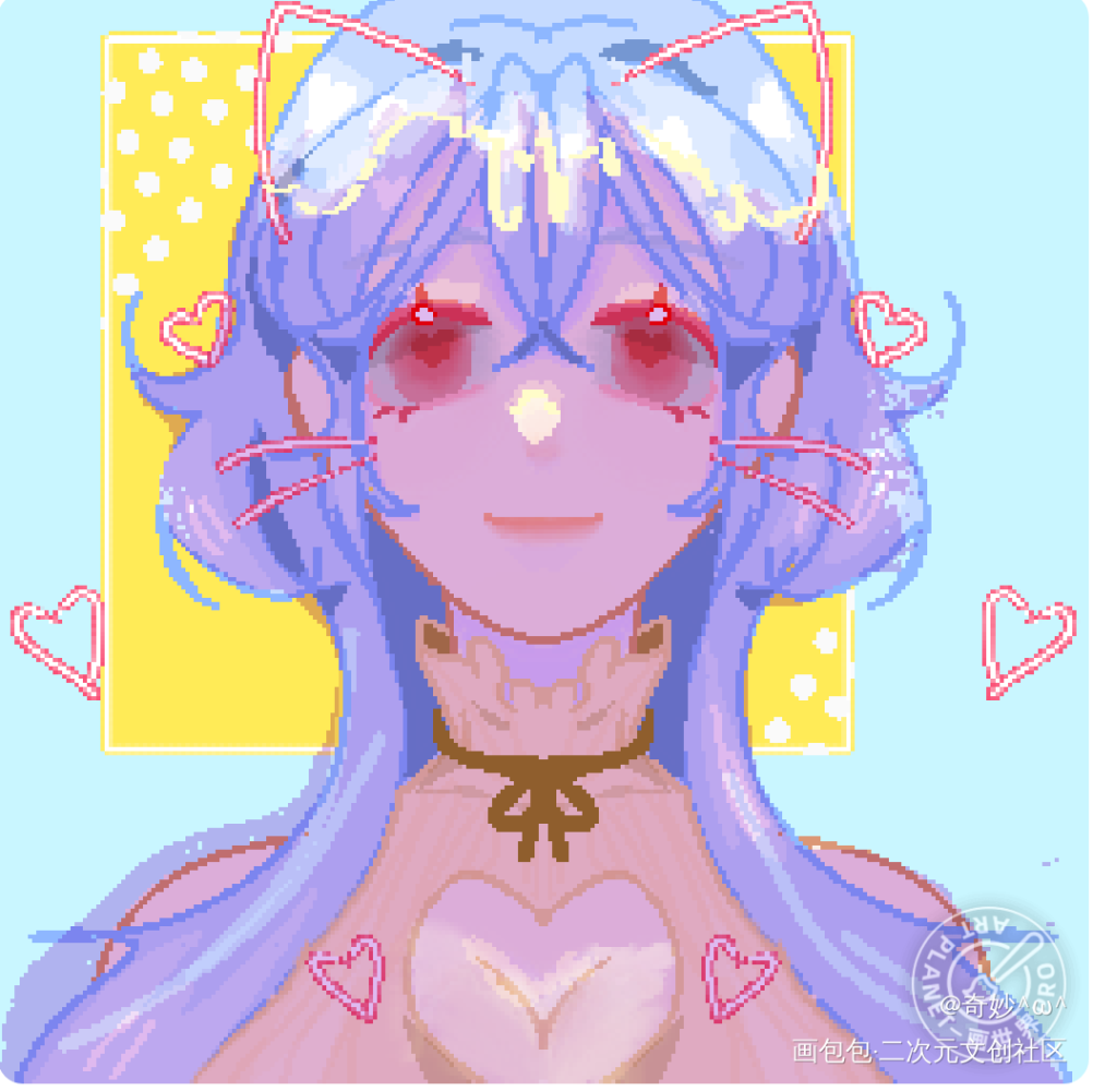 ٩( ๑╹ ꇴ╹)۶_摸鱼绘画作品