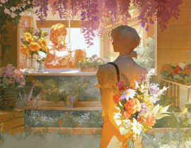满院春色_绘画作品