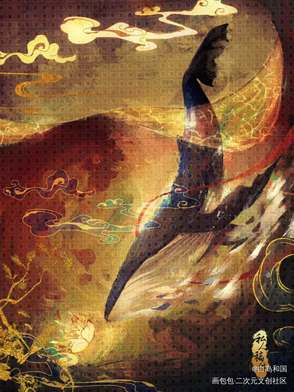 稿子_板绘涂中国风古风绘画绘画作品