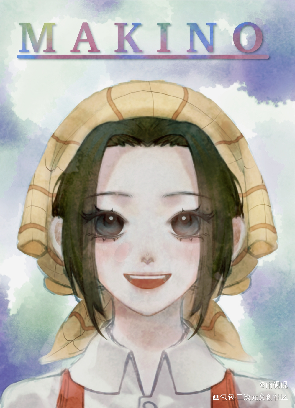 风车村的玛琪诺小姐_海贼王玛琪诺绘画作品