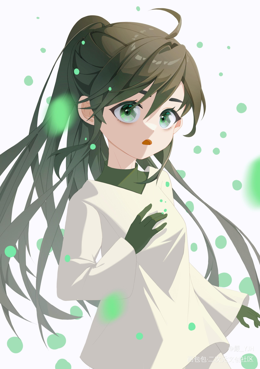 陈朵_一人之下同人陈朵绘画练习摸鱼板绘绘画绘画作品