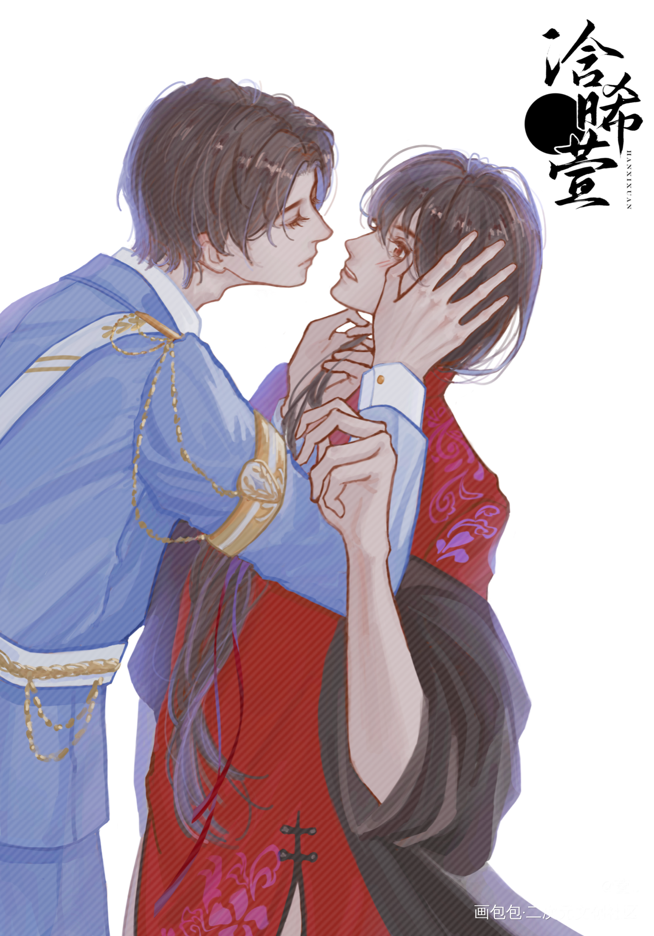 立牌_魔道祖师忘羡蓝忘机魏无羡立牌绘画作品