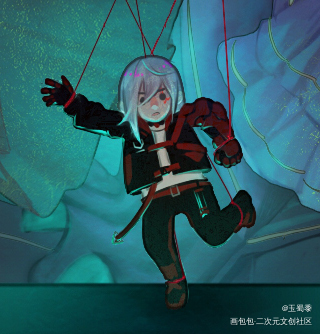 他说他喜欢人鱼_psyborgfulgurovidUkiVioleta绘画作品