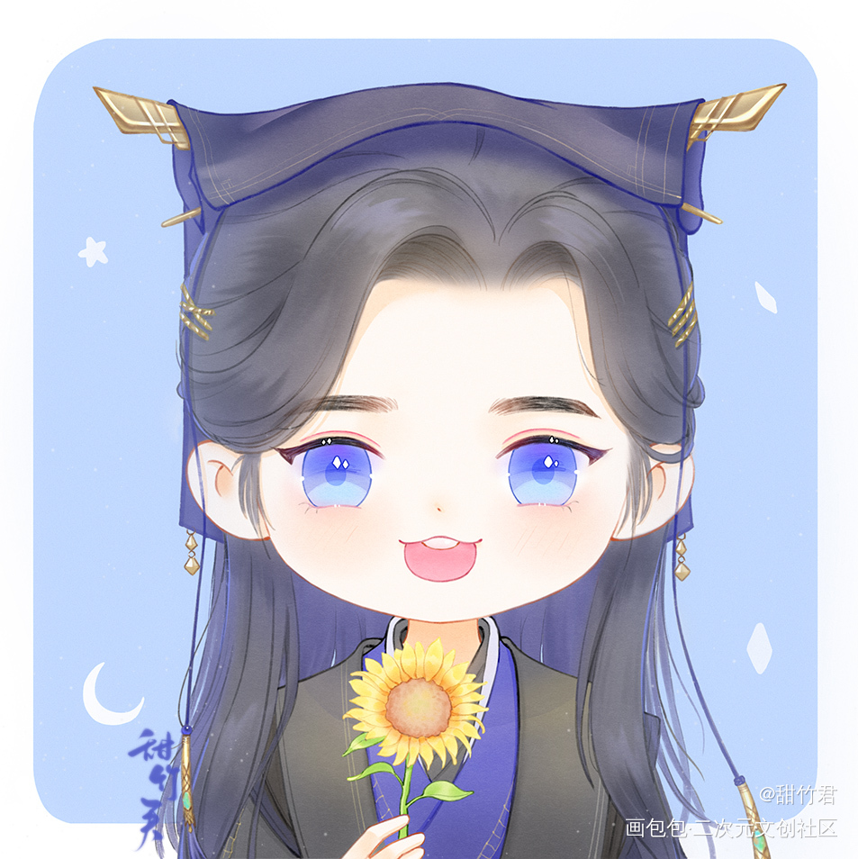 涂涂玄丽崽崽_镜玄板绘涂古风人物q版玄丽屠丽眷思量绘画绘画作品