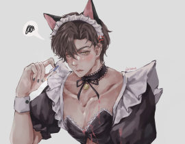 女仆简哥_绘画作品