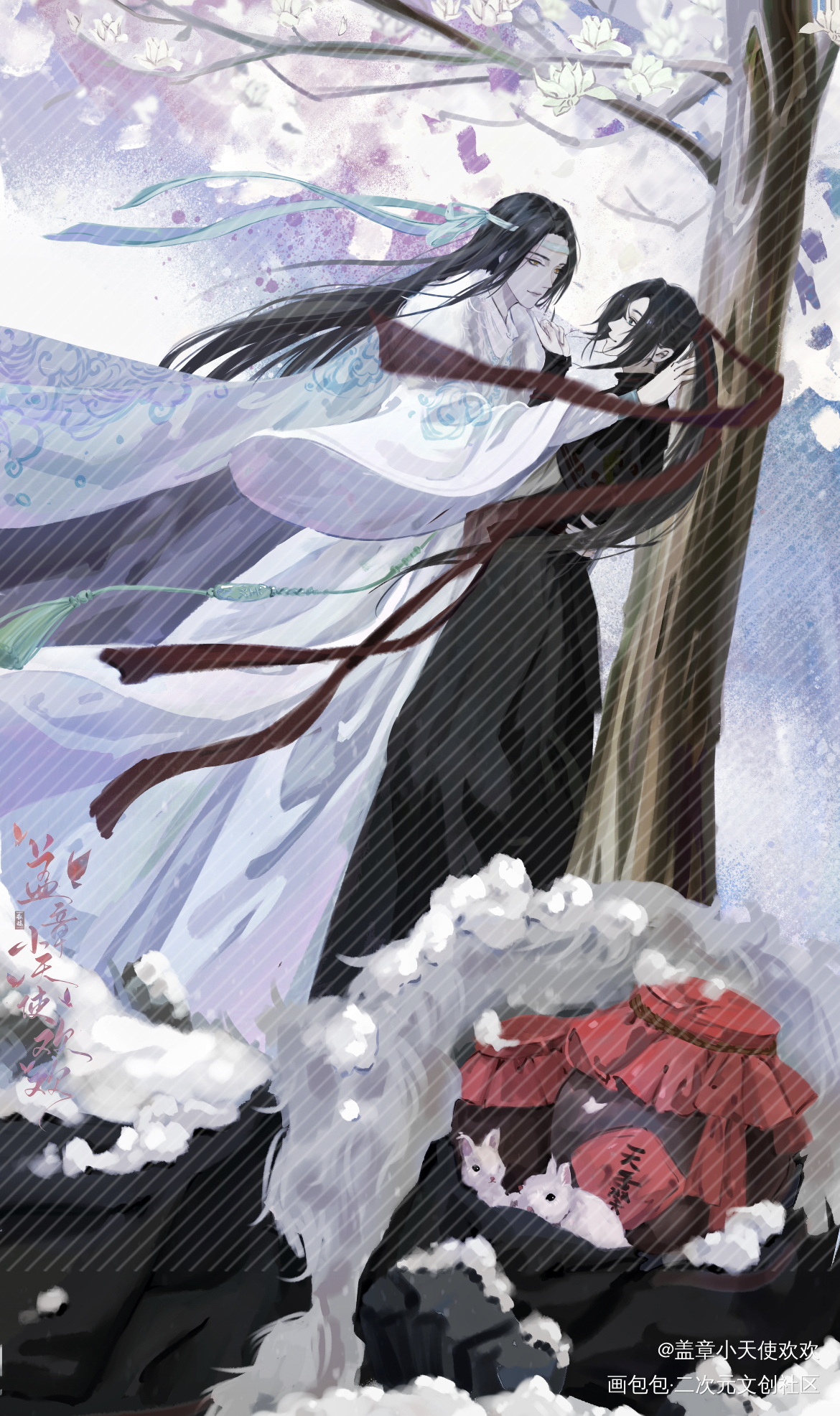 冬树_魔道祖师忘羡绘画作品