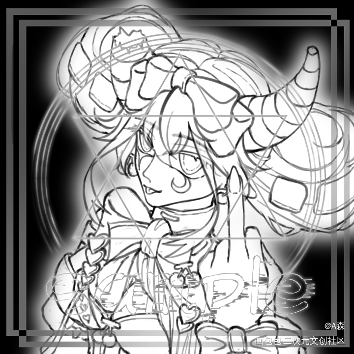 进行一些乱摸_摸鱼页摸鱼约稿原创oc绘画作品