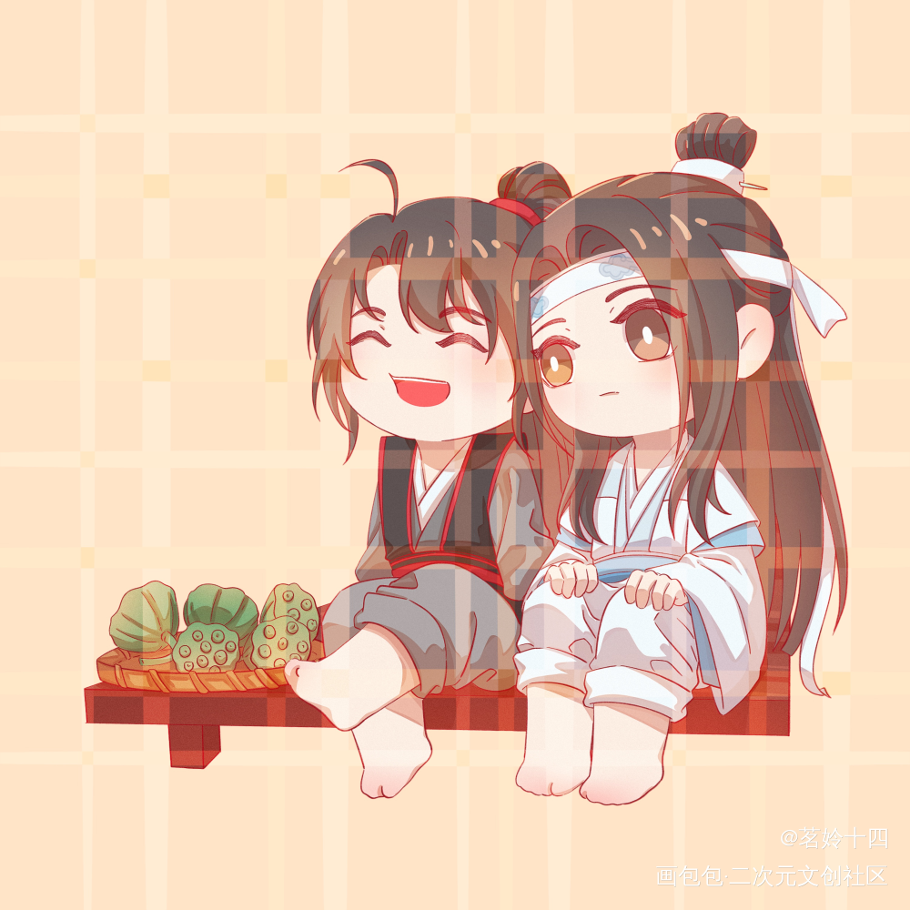 稿子_魔道祖师Q版绘画作品