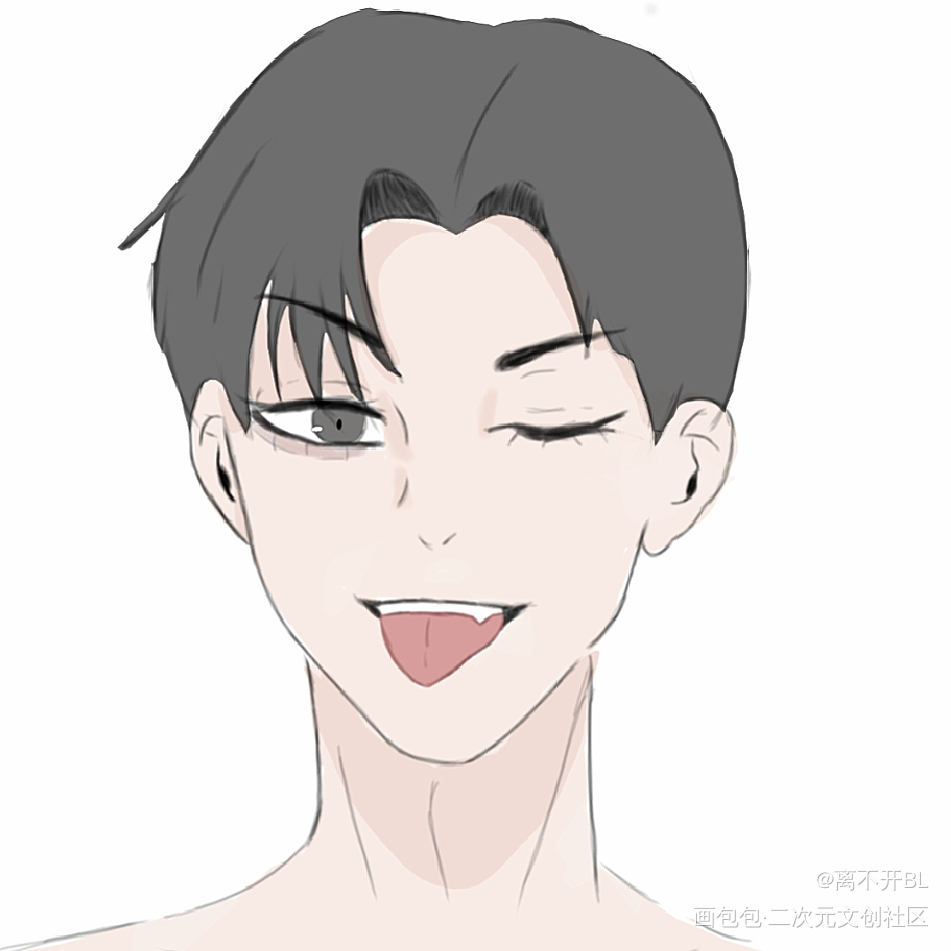 简隋英_你却爱着一个傻逼绘画作品