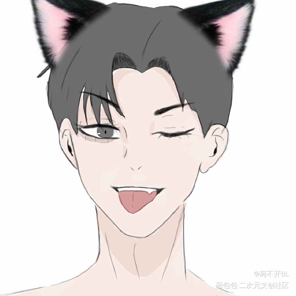 简隋英_你却爱着一个傻逼绘画作品