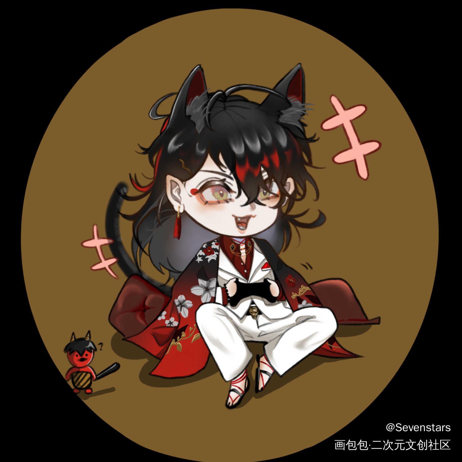 daddy_立绘Q版voxakuma绘画作品