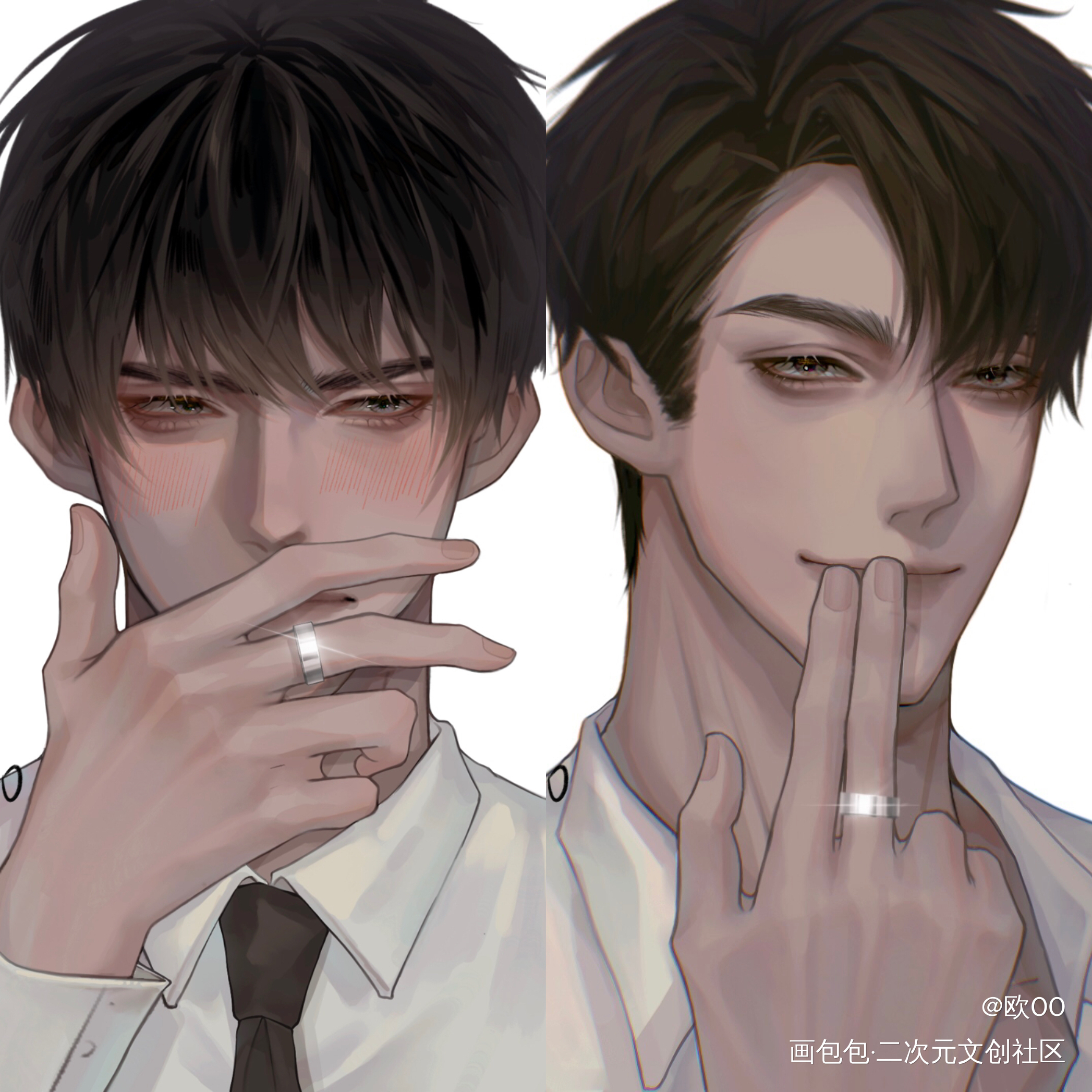 哟呼( 0669_你却爱着一个傻逼188男团李简李玉简隋英手绘绘画作品