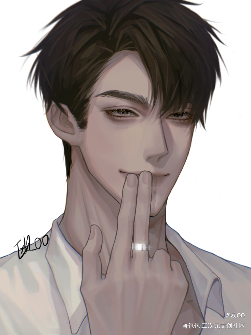摸摸玉玉和煎包 哟呼( ̀⌄_你却爱着一个傻逼188男团李简李玉简隋英手绘绘画作品