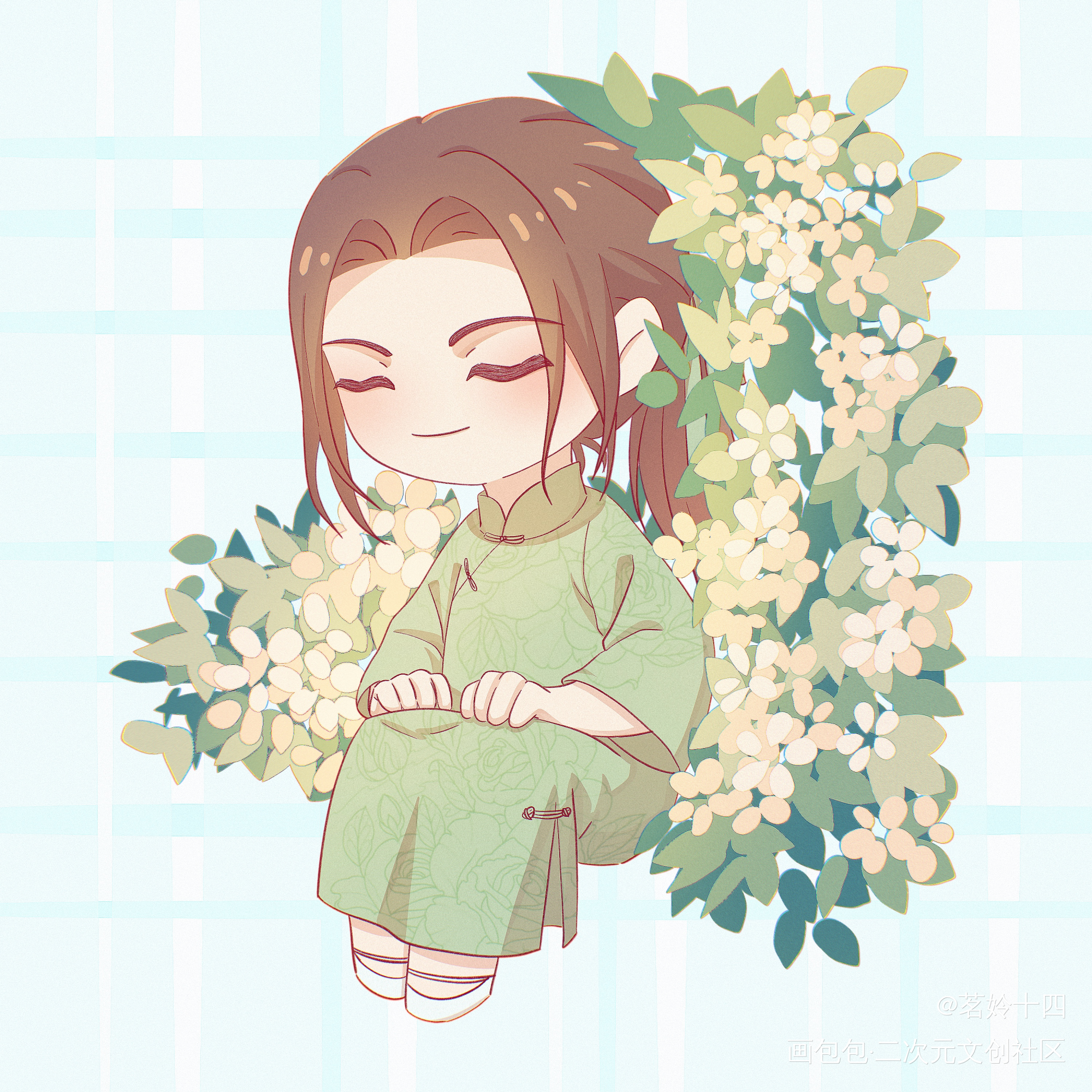 母亲节快乐_节日Q版母亲节我要上首推绘画作品