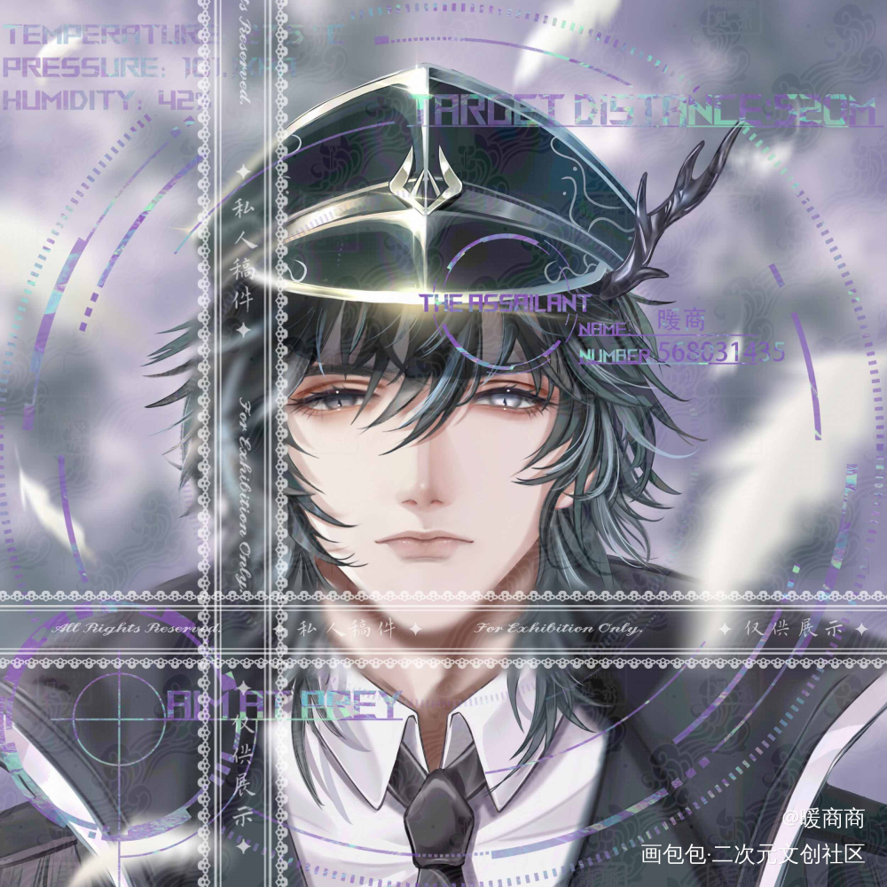 头像稿子_半厚涂我要上首推头像稿件约稿绘画oc绘画作品