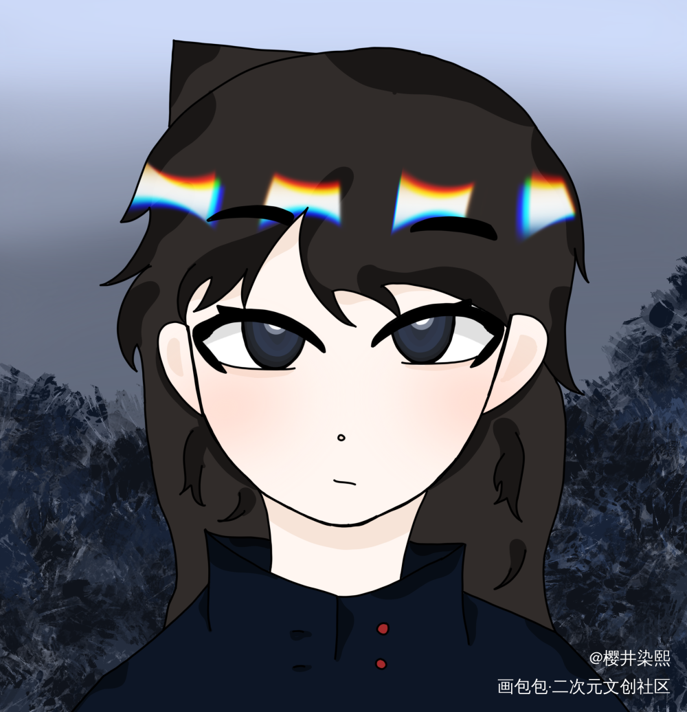 毛利兰_名侦探柯南毛利兰板绘涂绘画绘画作品