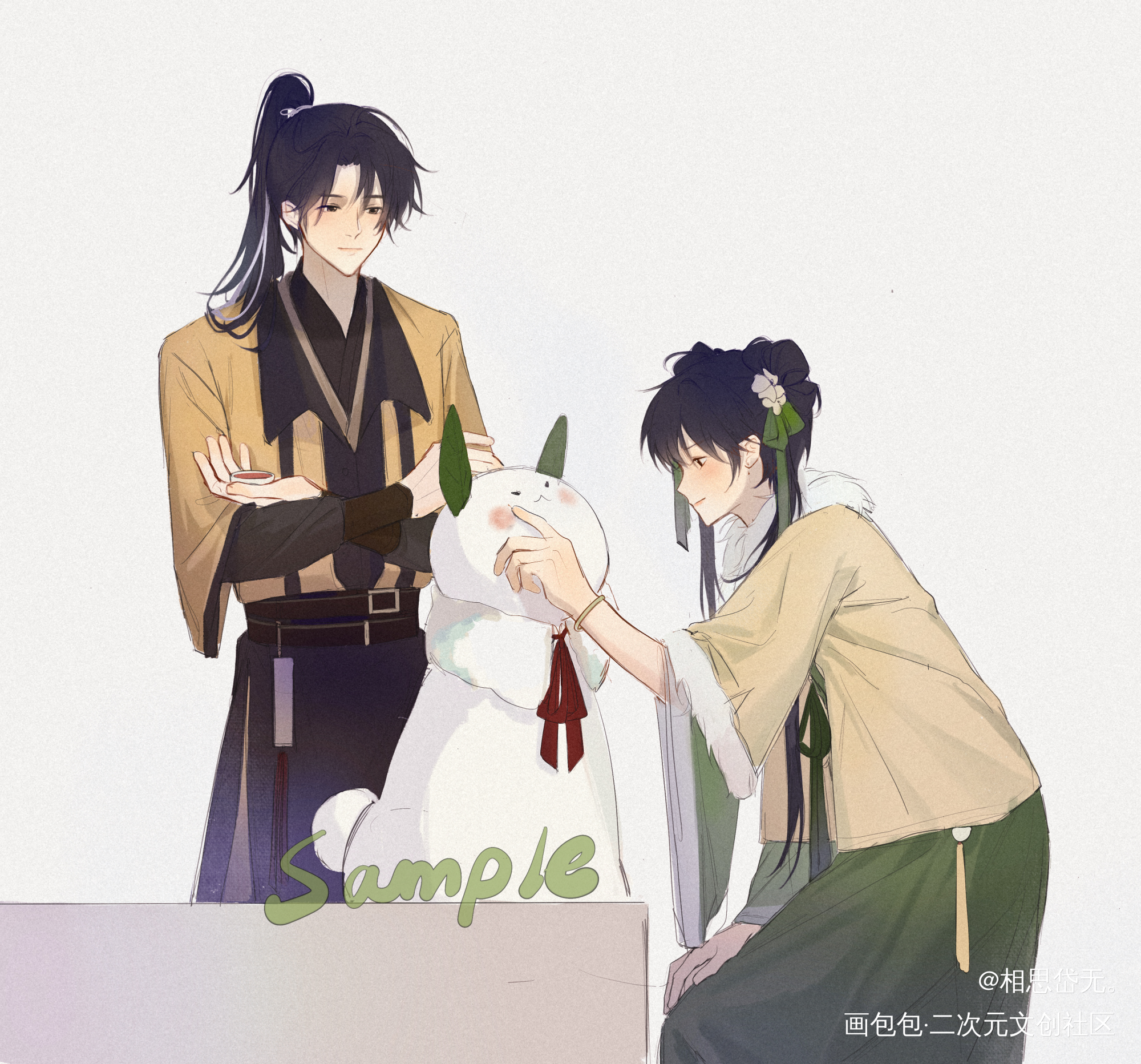 雪人也要抹上胭脂喔_黑莲花攻略手册凌妙妙慕声绘画作品