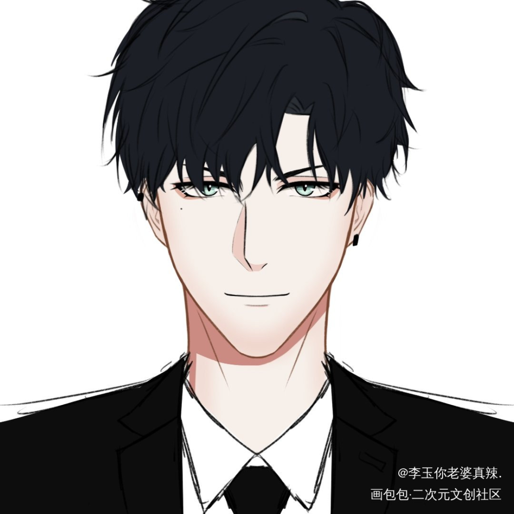 嘿嘿！是11啦_光与夜之恋萧逸同人绘画作品