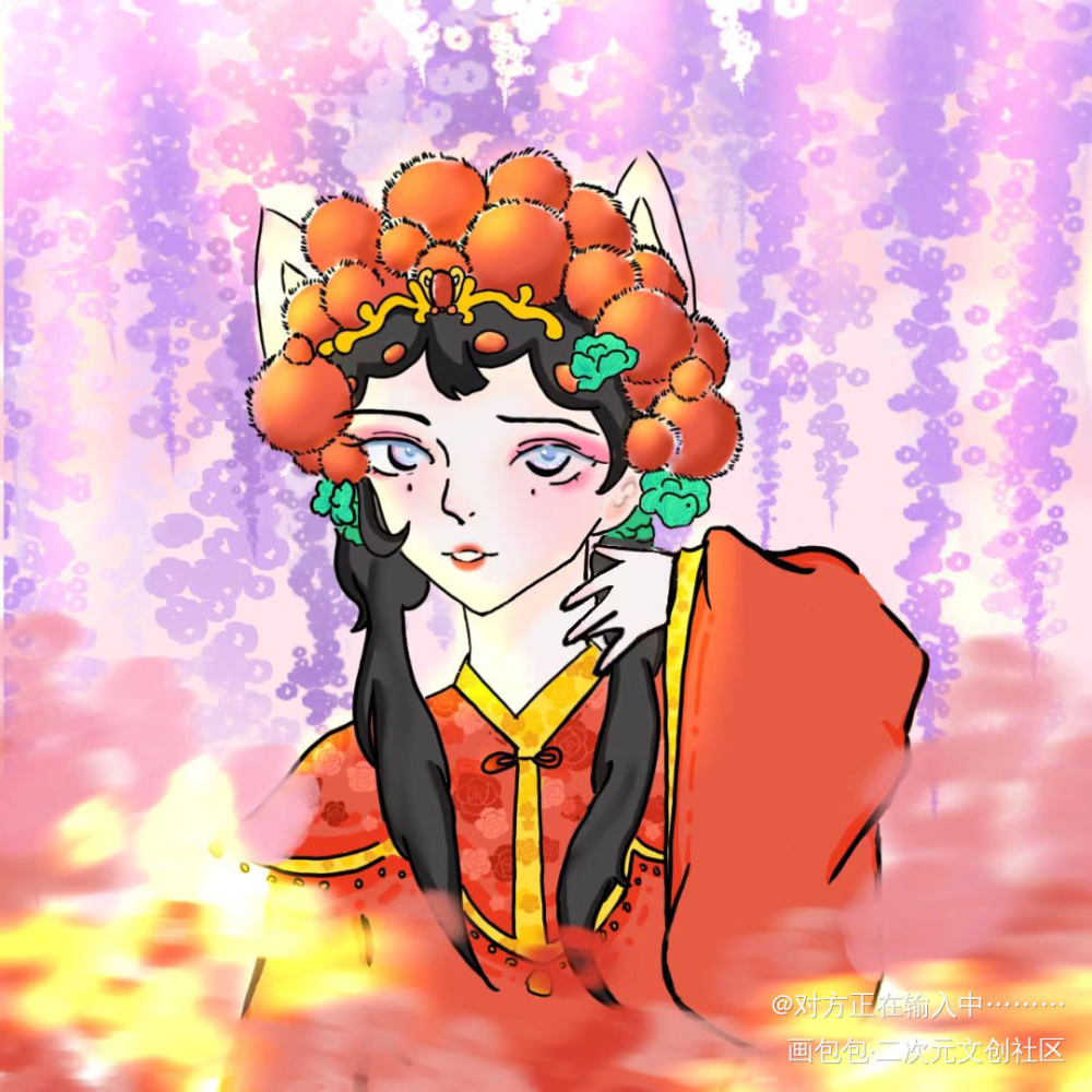 听说这个暑假京剧猫会有霸王折耶_京剧猫指绘自设绘画作品