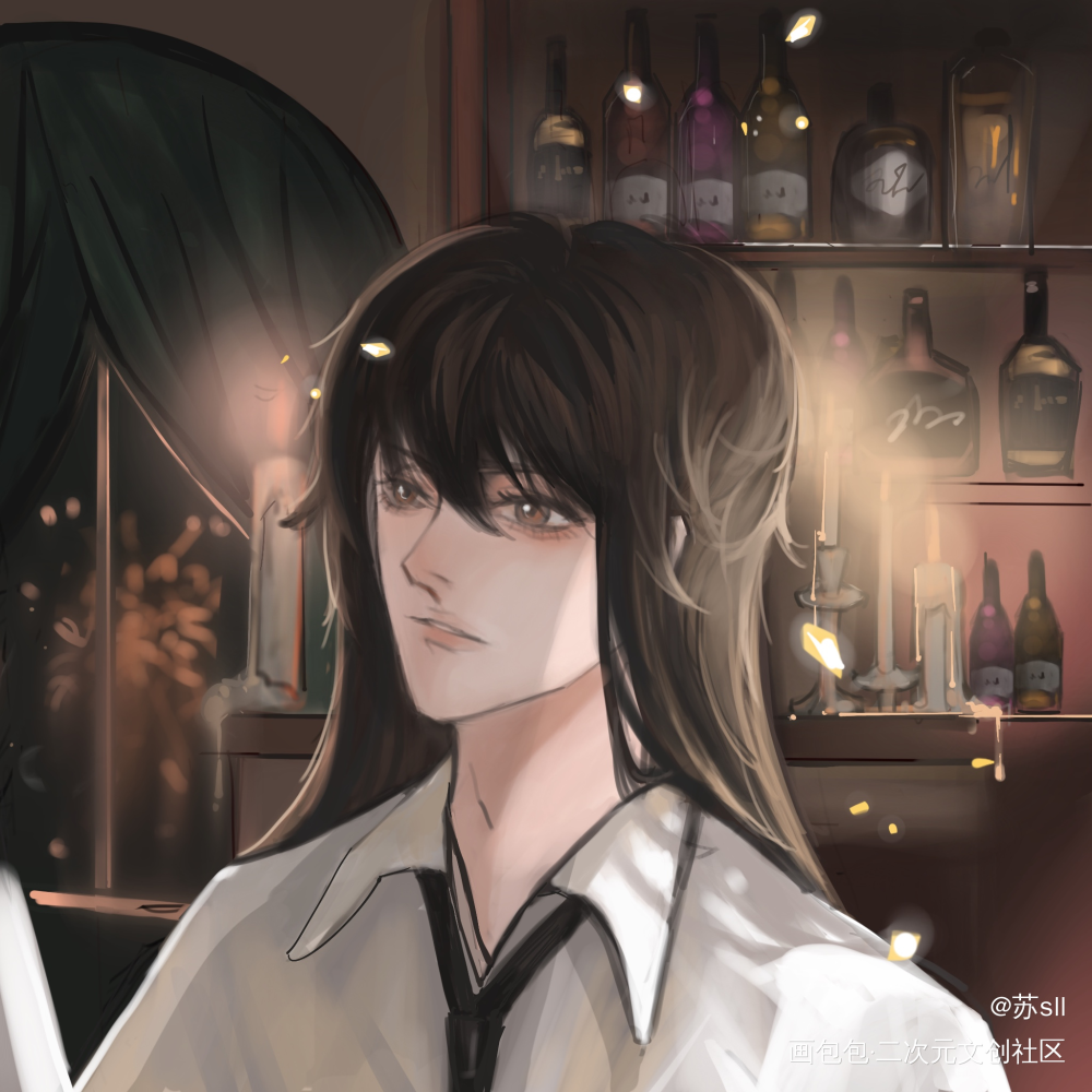 惊封 密林_我在惊悚游戏里封神白柳彩色漫画约稿绘画作品