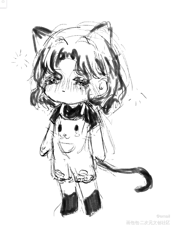 猫猫_南舟万诱引力绘画绘画作品