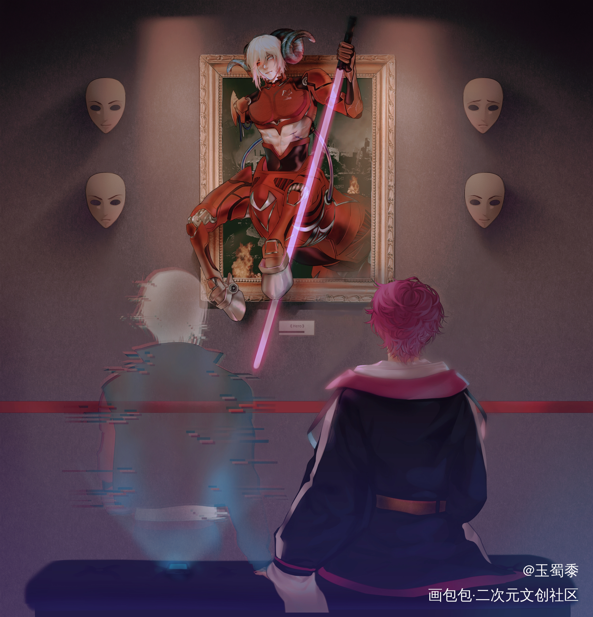 _psyborgfulgurovidUkiVioleta绘画作品