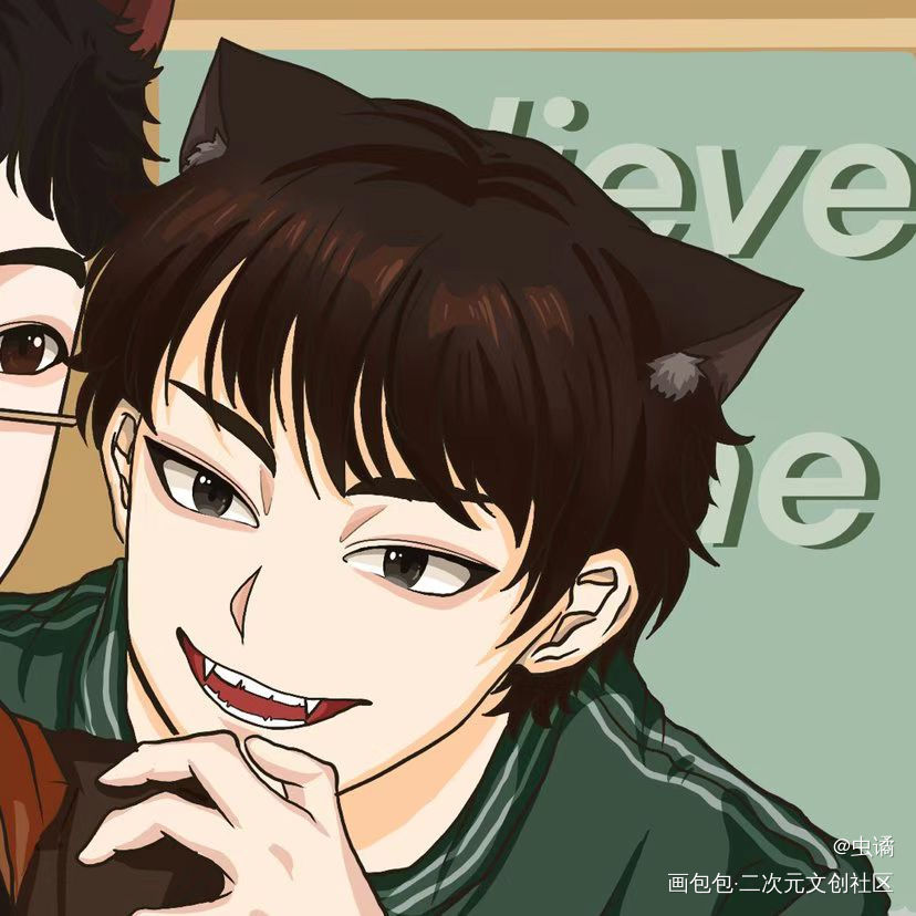 我滴原顾～_针锋对决188男团原顾顾青裴原炀绘画作品
