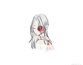 玫瑰怎么会刺伤自己呢_绘画作品