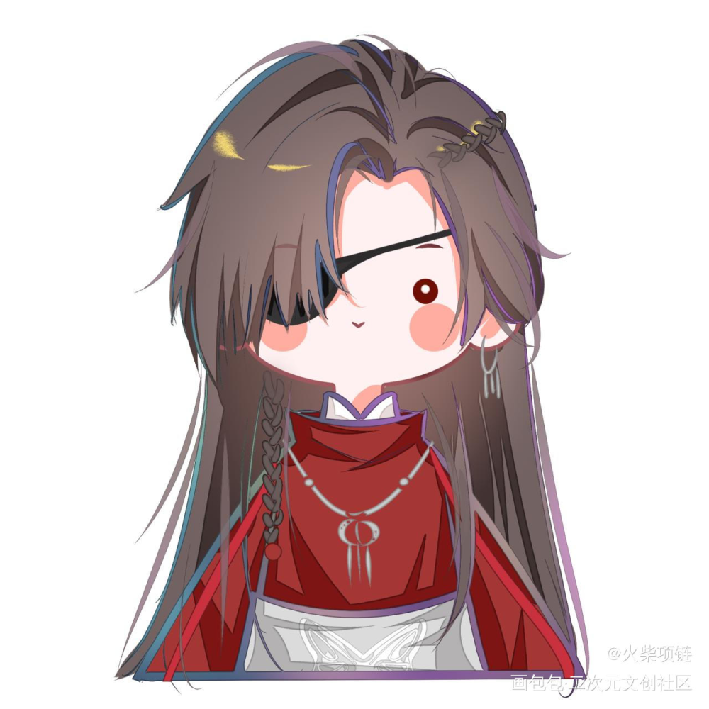 花花_天官赐福花怜花城绘画作品