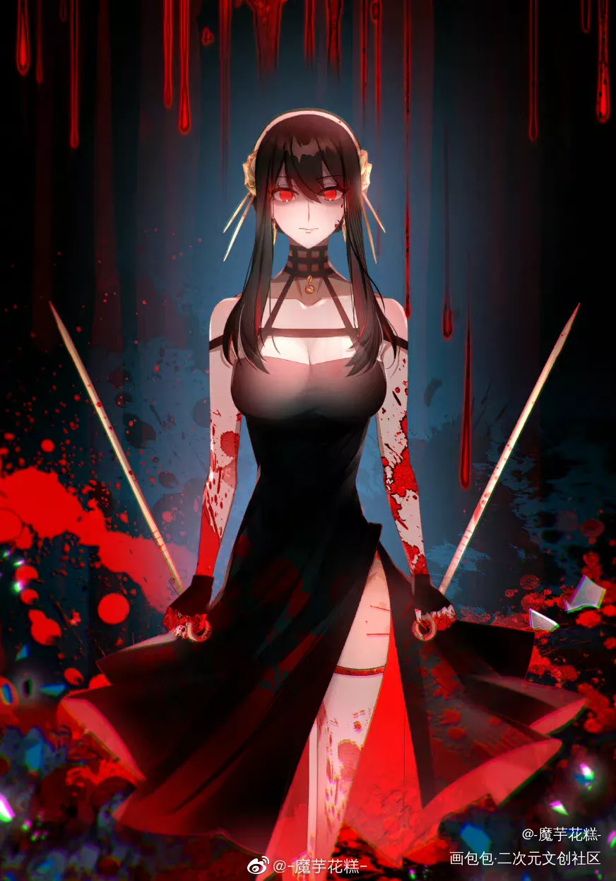 _间谍过家家插画同人绘画作品